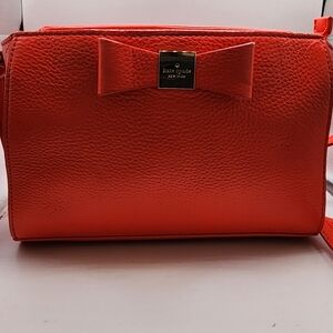 Kate Spade Renny Drive Sienna Crossbody Pebbled Leather bag purse with Bow